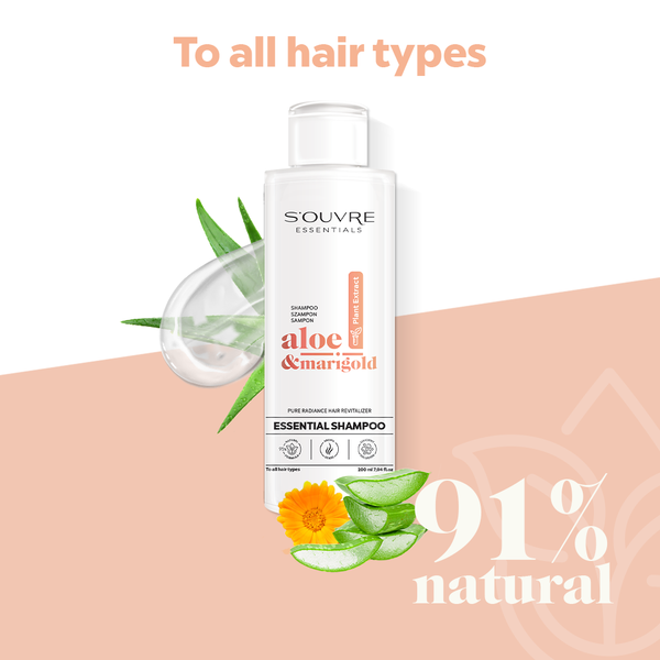 Shampoo per capelli - ESSENTIAL SHAMPOO - aloe&calendula