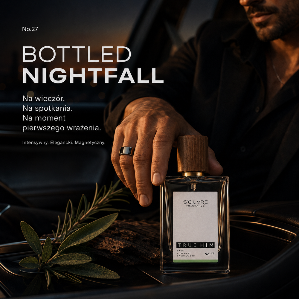 No.27 – Bottled Nightfall: Drzewny • ciepły • elegancki